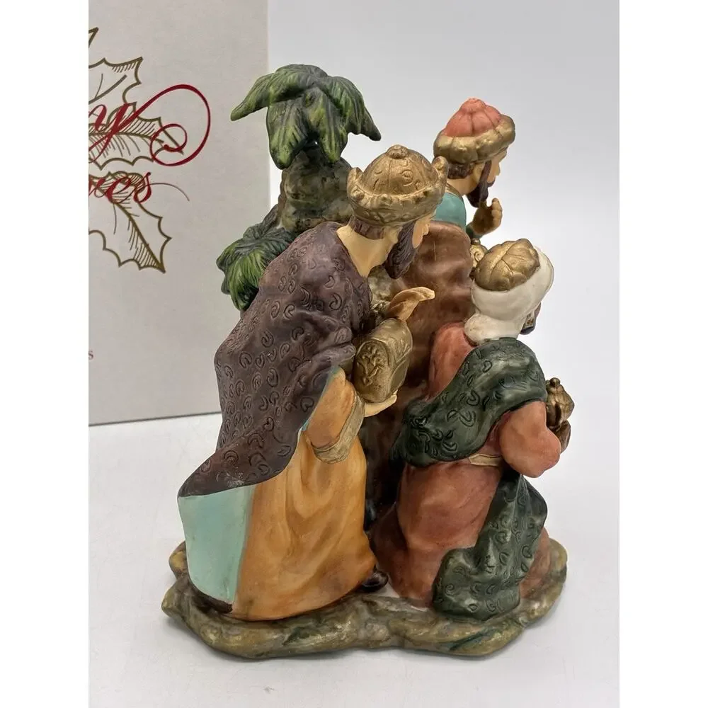 Avon Holiday Treasures Three Kings Nativity Figurine 2002 NIB